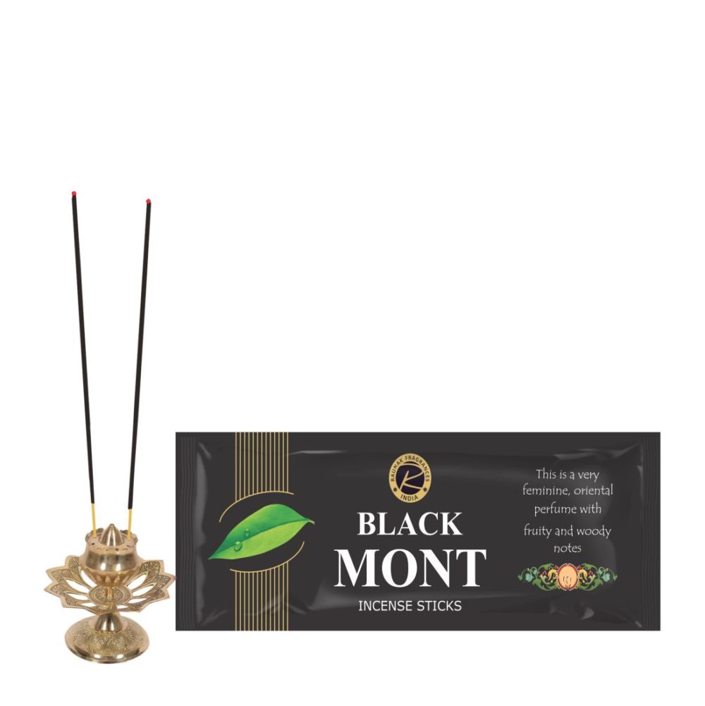 Black Mont Incense Sticks Pouch (30 Gram) - Image 2