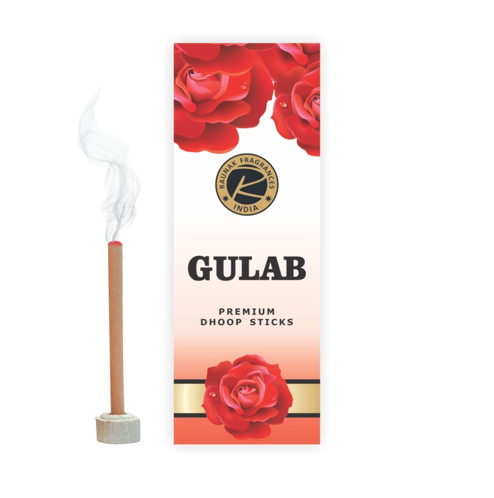 Gulab Premium Dhoop Sticks (10 Sticks) - Image 2