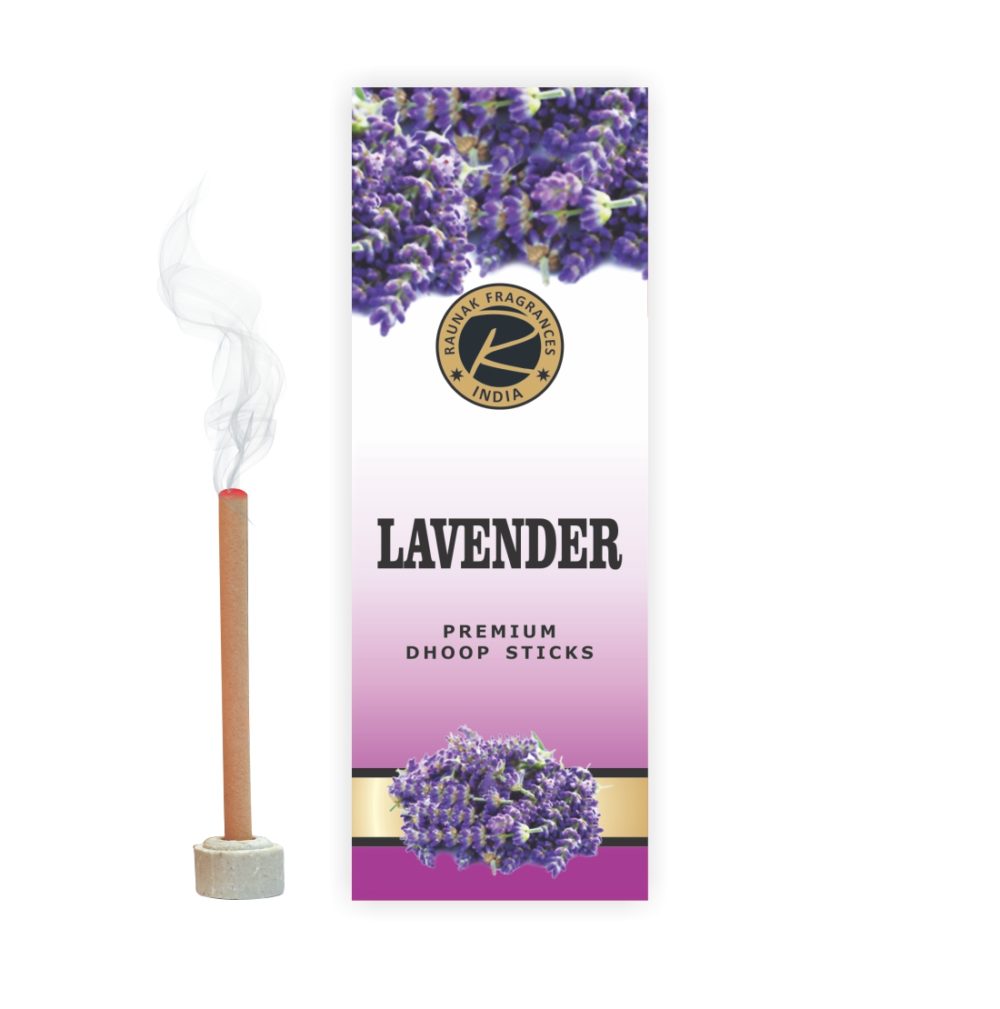 Lavender Premium Dhoop Sticks (10 Sticks) - Image 2