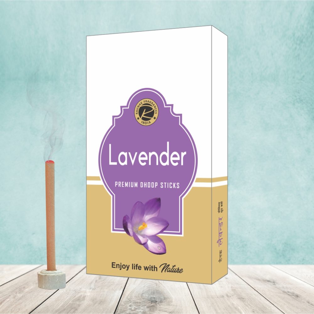 Lavender Premium Dhoop Sticks (9 Sticks)