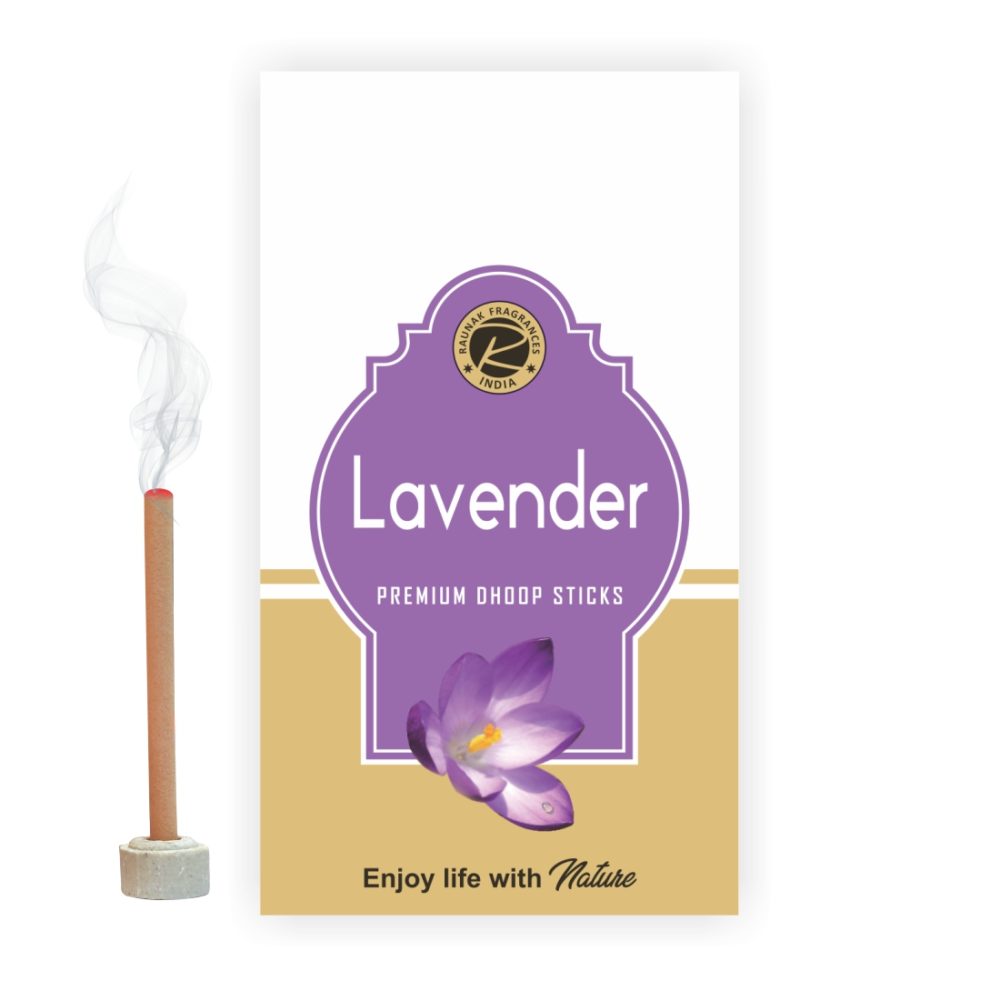 Lavender Premium Dhoop Sticks (9 Sticks) - Image 2