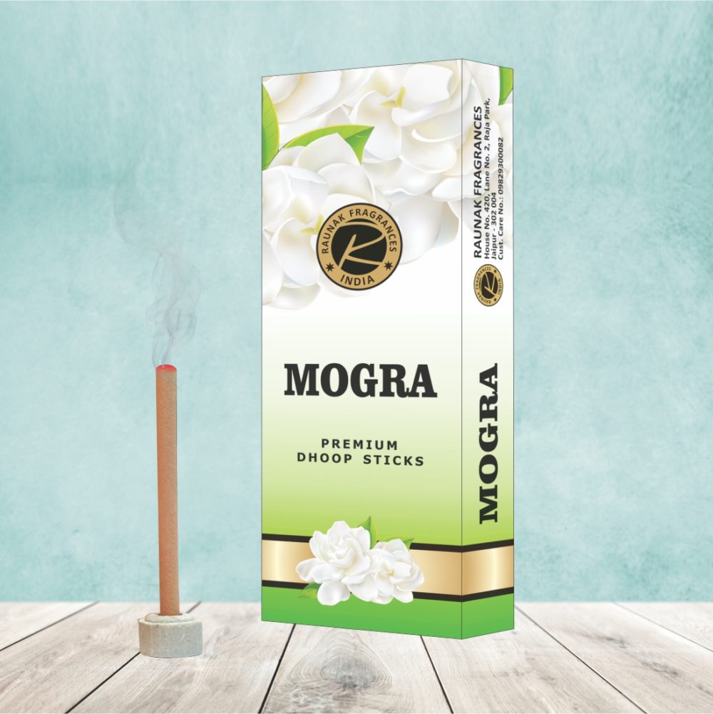 Mogra Premium Dhoop Sticks (10 Sticks)