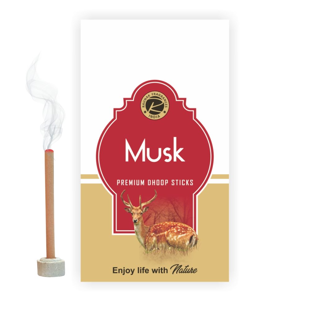 Musk Premium Dhoop Sticks (9 Sticks) - Image 2