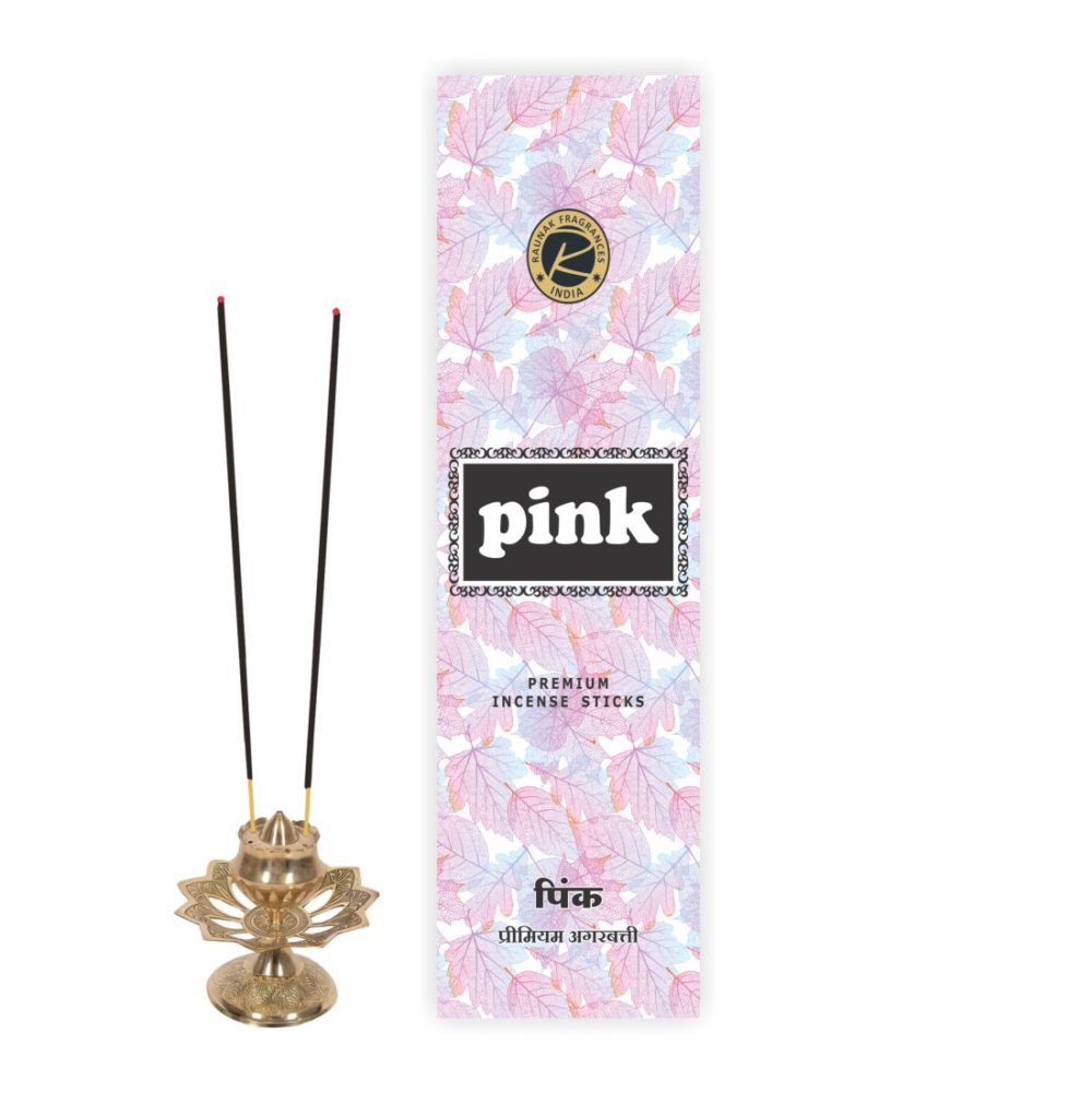 Pink Premium Incense Sticks (40 Gram) - Image 2