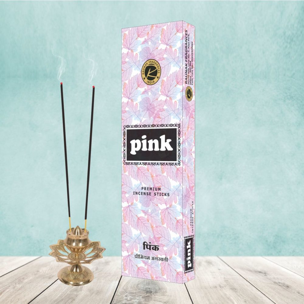 Pink Premium Incense Sticks (40 Gram)