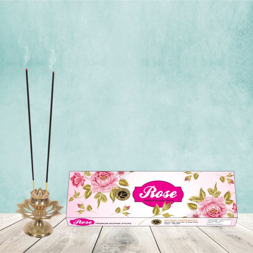 Rose Premium Incense Sticks (18 Gram)