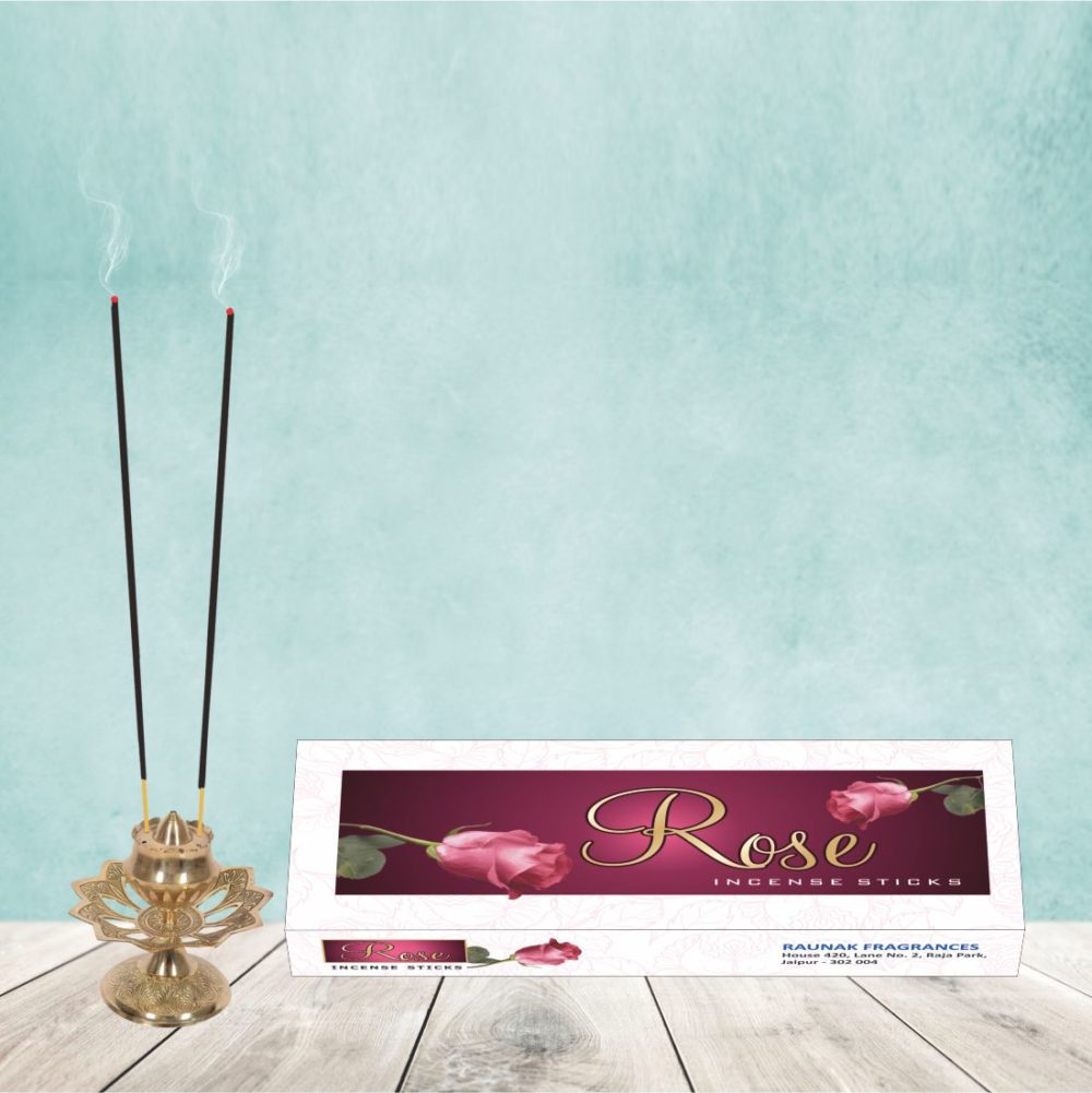 Rose Incense Sticks Box