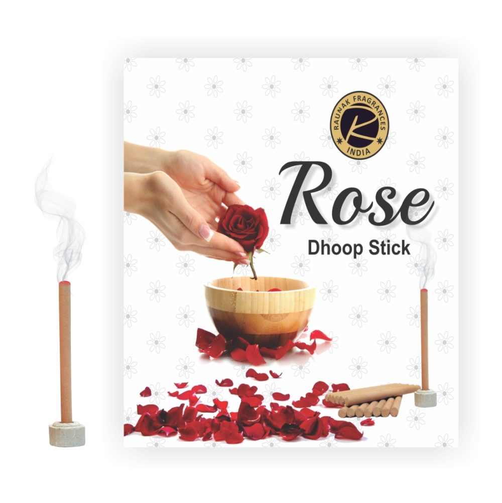 Rose Dhoop Sticks (100 Gram) - Image 2