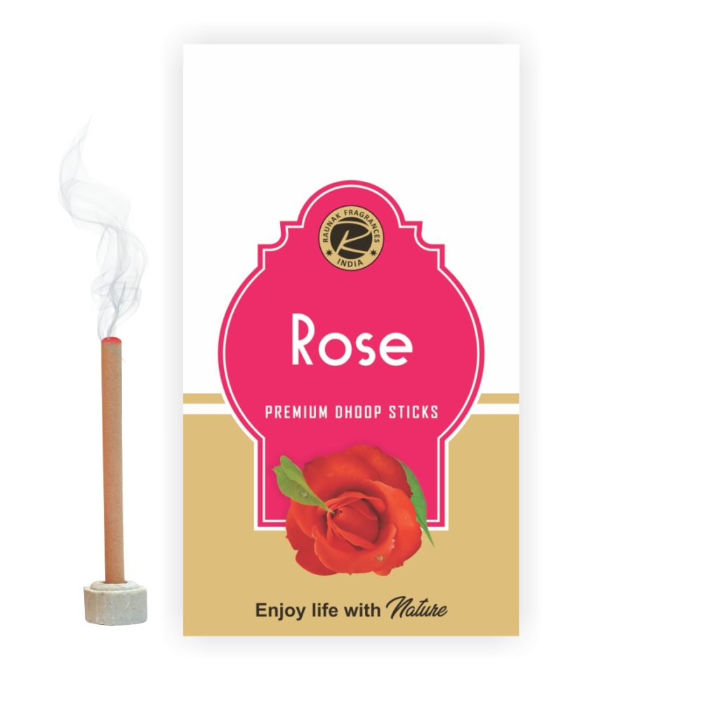 Rose Premium Dhoop Sticks (9 Sticks) - Image 2