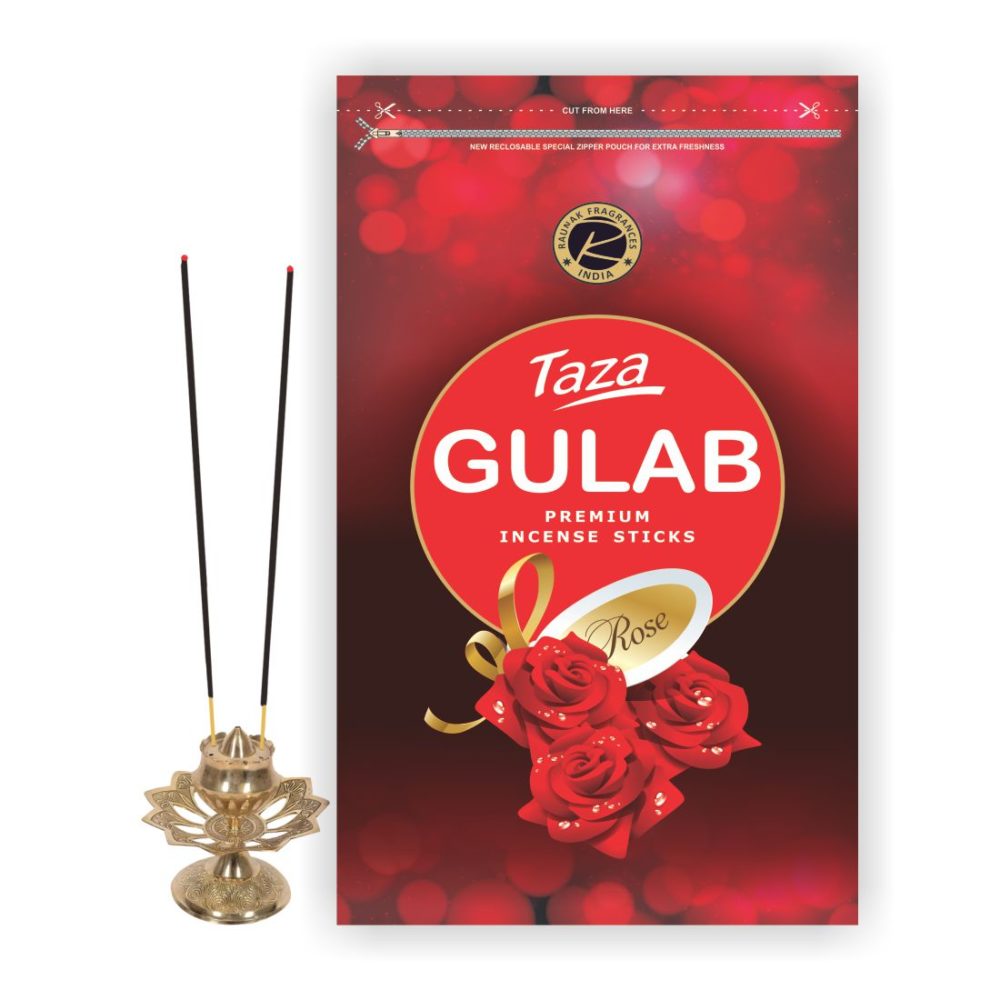 Taza Gulab Premium Incense Sticks (200 Gram) - Image 2