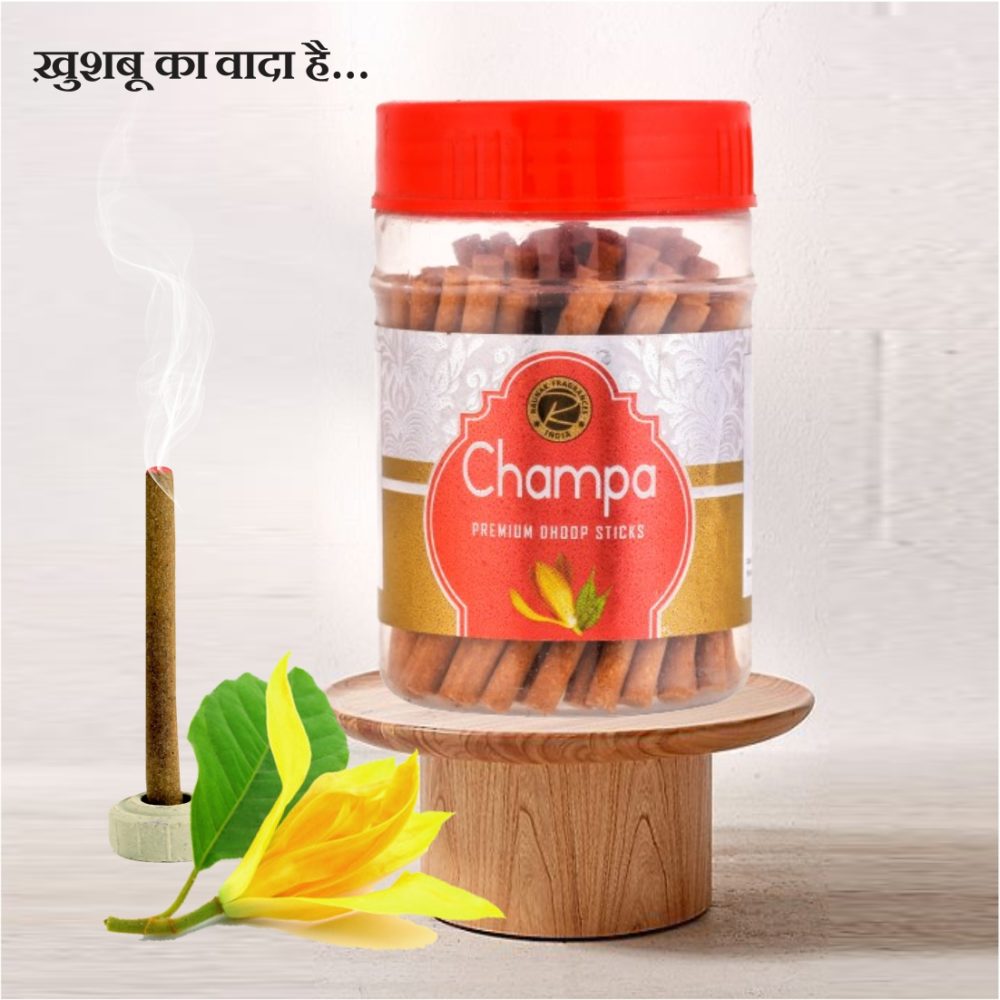 Champa Dhoop Sticks Jar (100 Gram)