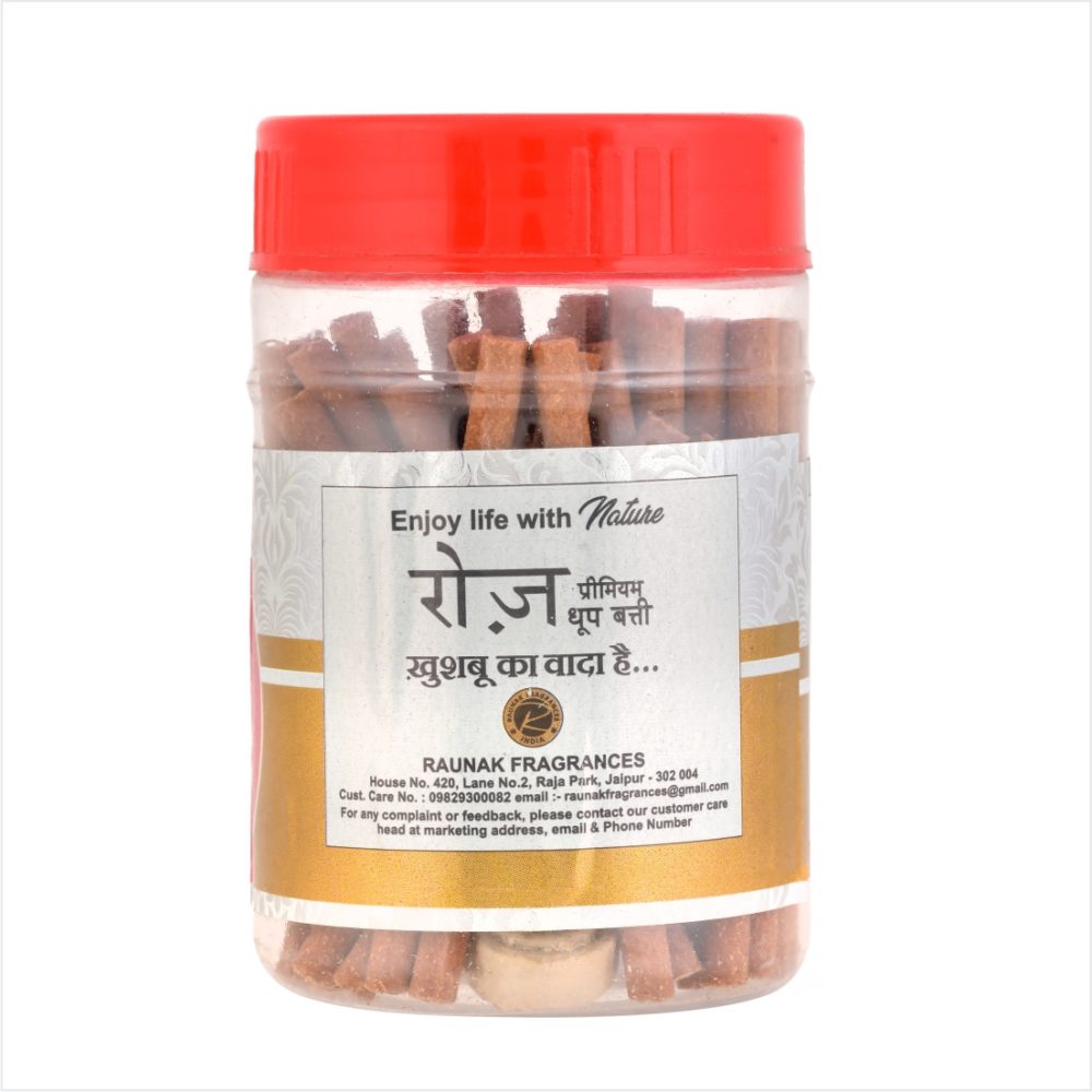 Rose Dhoop Sticks Jar (100 Gram) - Image 3