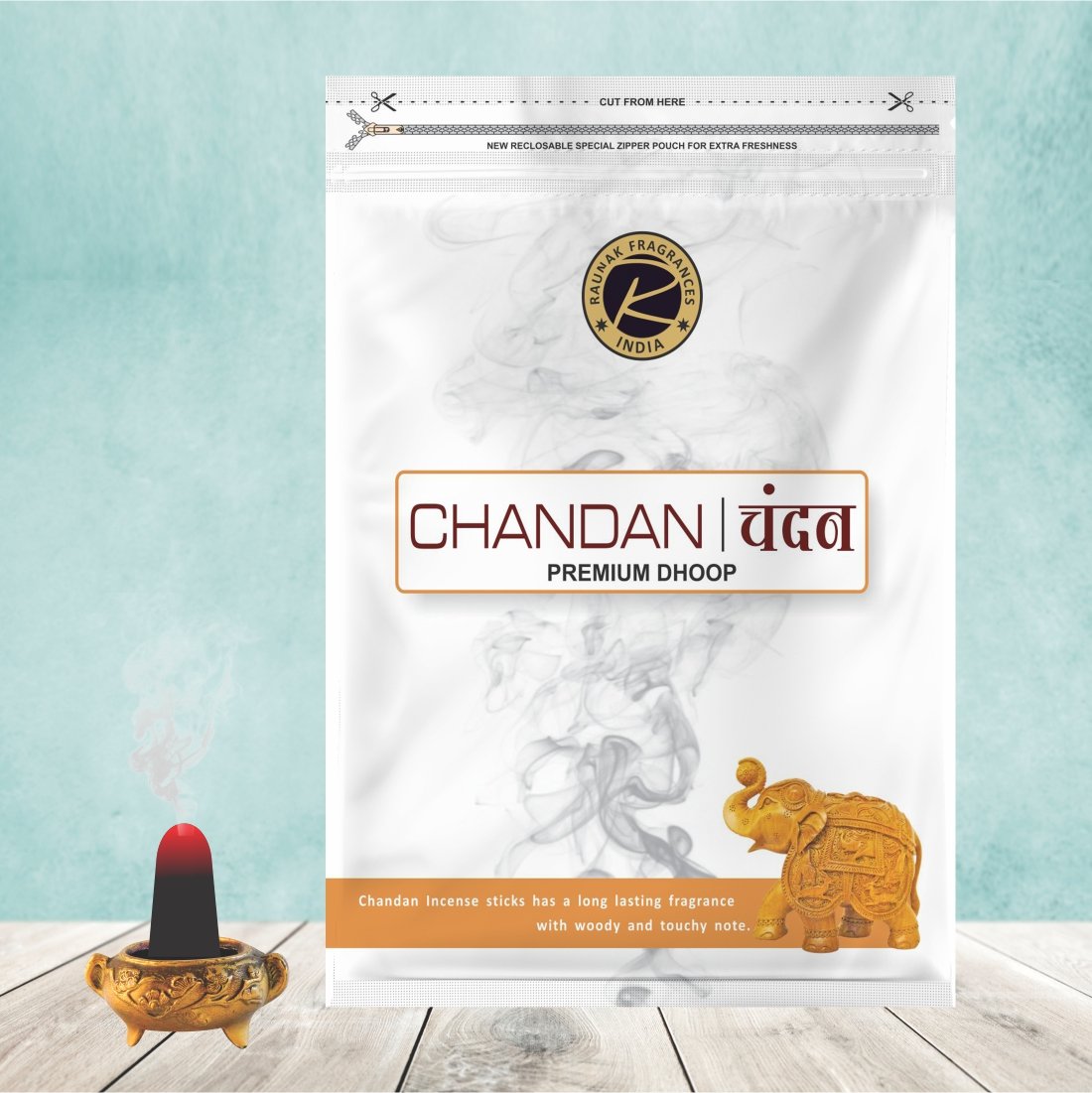 Chandan Premium Wet Dhoop (20 Sticks)