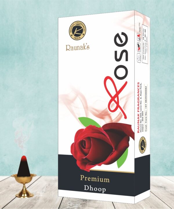 Rose Premium Wet Dhoop (10 Sticks)