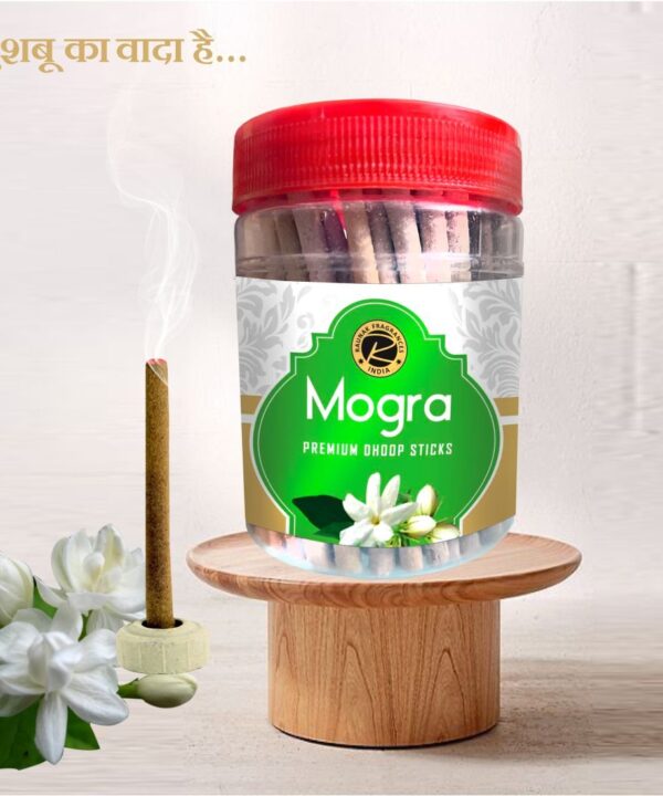 Mogra Dhoop Sticks Jar (100 Gram)