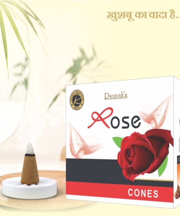 Rose Dhoop Cones Box (25 Gram)