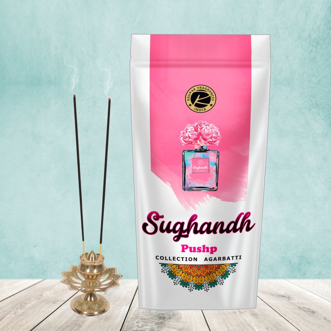 Sughandh Pushp Collection Agarbatti (130 Gram)