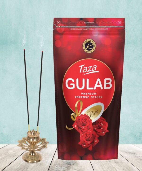 Taza Gulab Premium Incense Sticks (200 Gram)