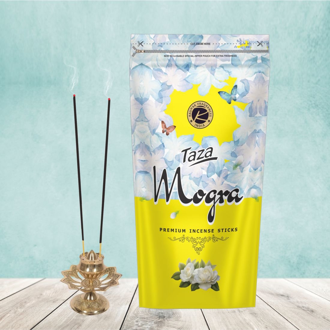 Taza Mogra Premium Incense Sticks (200 Gram)