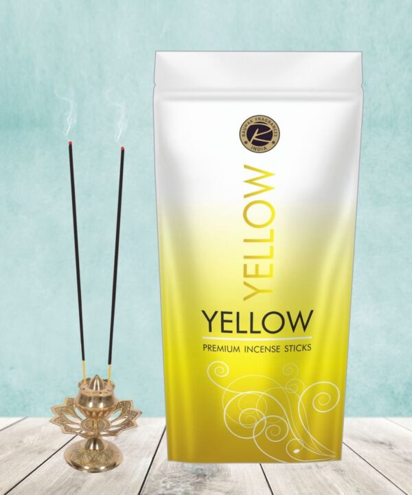 Yellow Premium Incense Sticks (130 Gram)