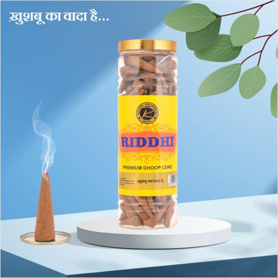 Riddhi Premium Dhoop Cone Jar (400 Gram)